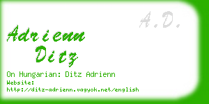 adrienn ditz business card